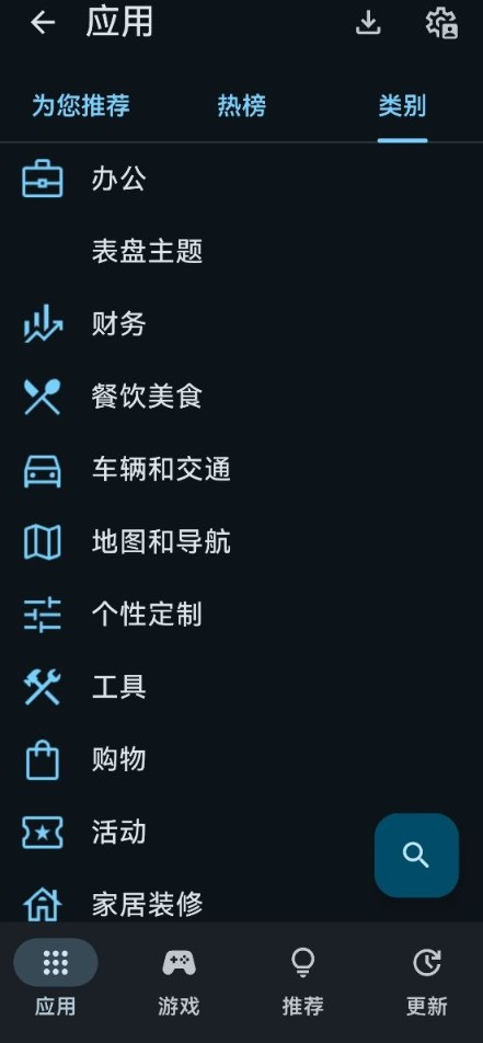 应用类别