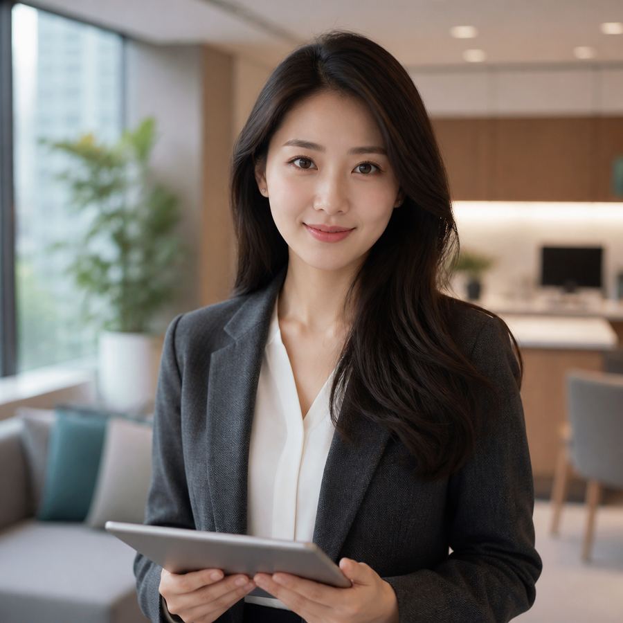 女顾问肖像