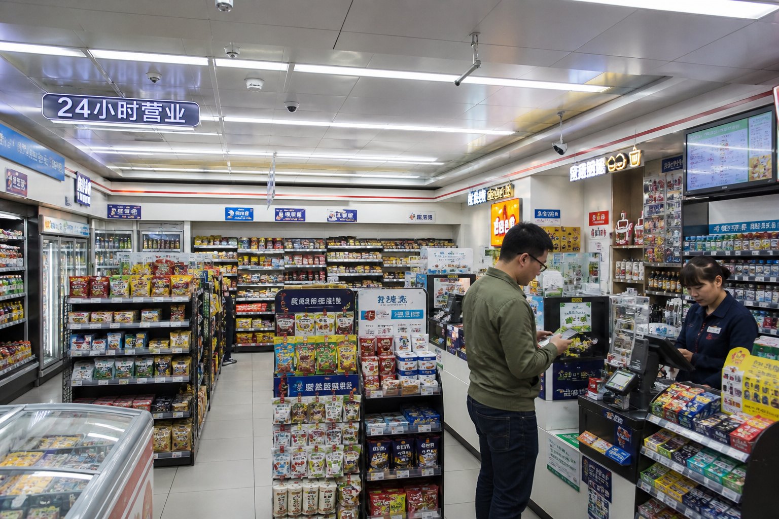 便利店摆放