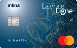 MBNA True Line® Gold Mastercard®（加拿大）
