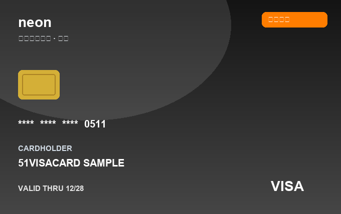 卡面示意